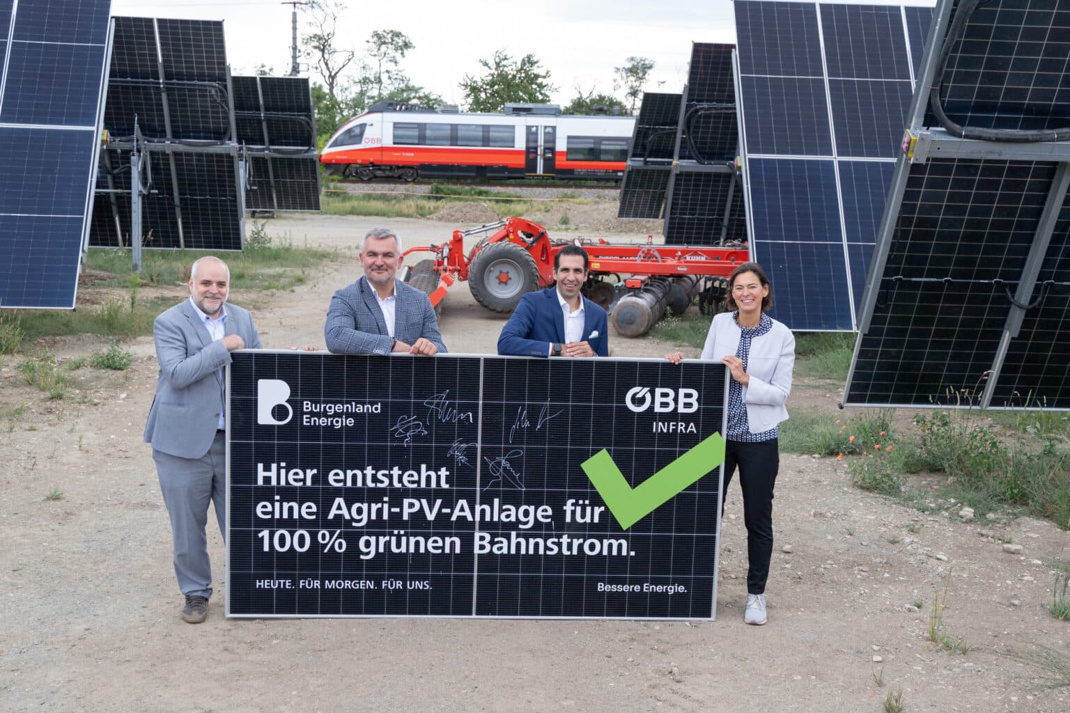 Agrivoltaic facility supplies traction power directly to Austrian rail network
